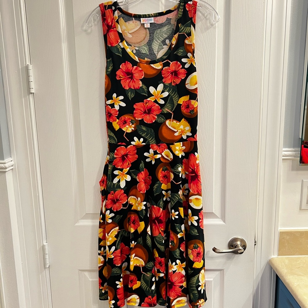 Lularoe XS tropical Nicki dress
